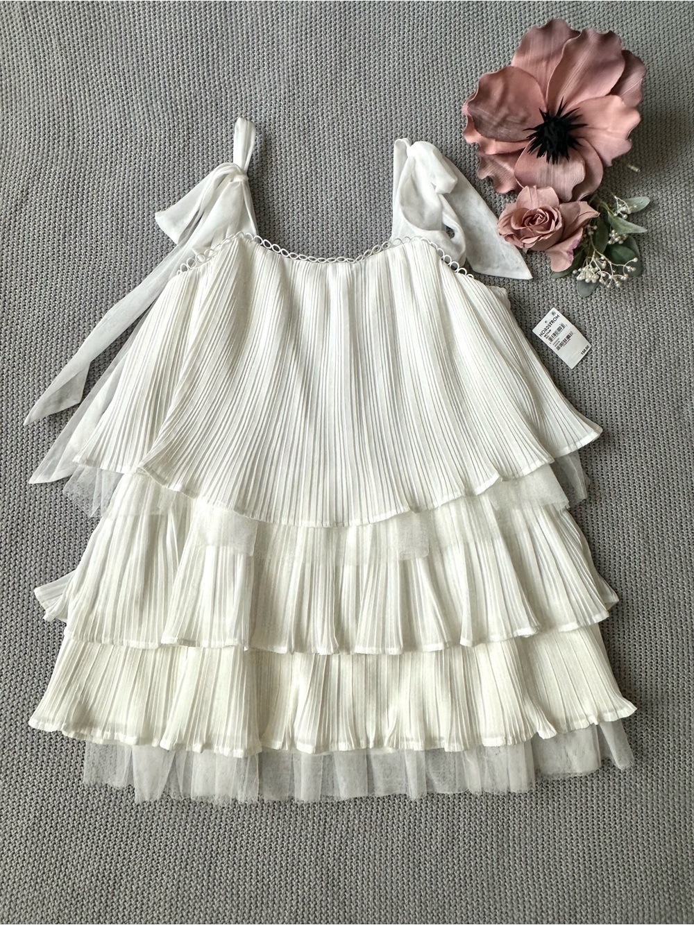 NWT AROSE STUDIO Megan Tiered Minidress Medium